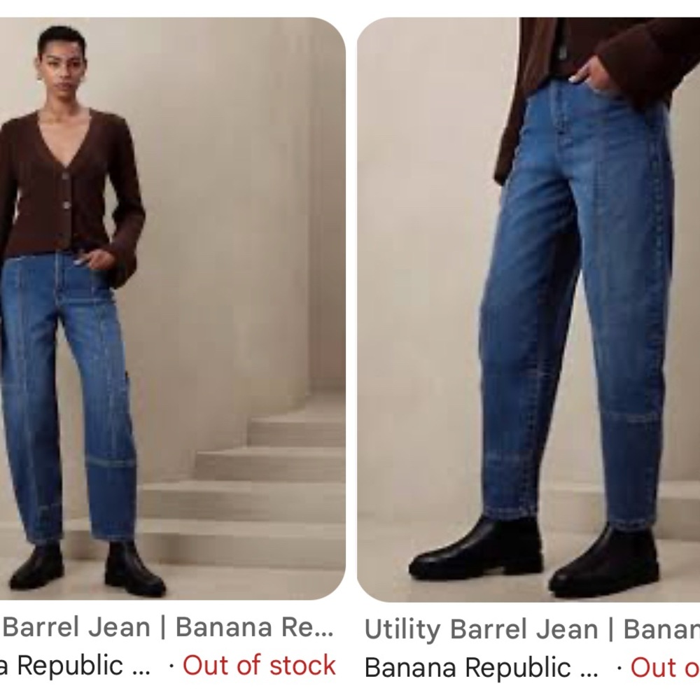 Banana Republic Women's Straight Leg Blue Jeans